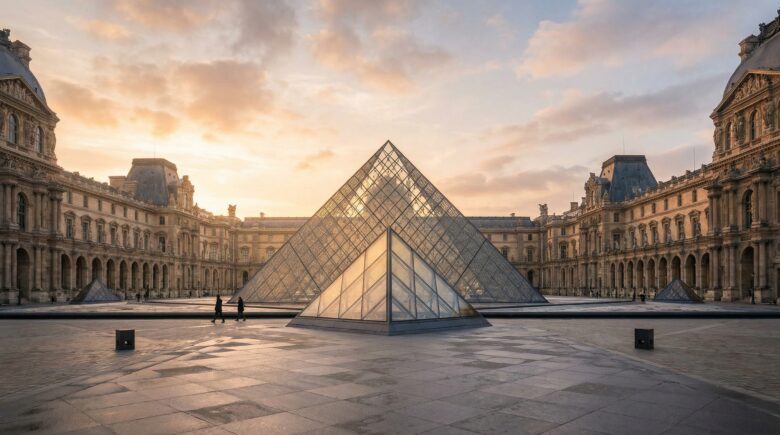Finding the best time to visit the Louvre results in shorter lines at the Pyramid.