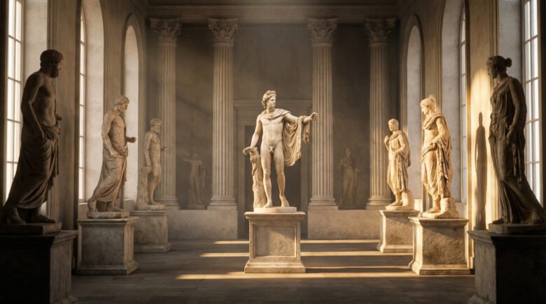 The Azara Herm represents Alexander the Great in the Louvre collection.