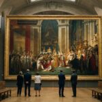 The Wedding at Cana painting by Paolo Veronese in the Louvre Museum.